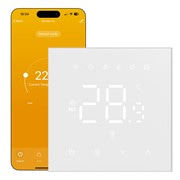 Wi-Fi терморегулятор с большим сенсорным экраном + Tuya, белый, terneo nx