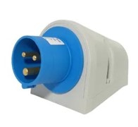 Вилка настенная 32A, 230V, 2P+PE, IP44 EP-3232