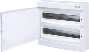 Щит на 36 модулей (2 ряда по 18) навесной, белая дверь, ECT 2x18PO ETI 1101081