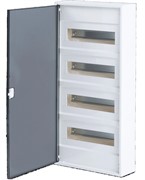 Щит наружный распределительный ACT 48 PT (48+8, 4 ряда, прозрачные двери)