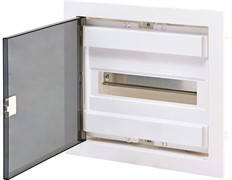 Щит электрический на 12 модулей, черная дверца, внутренний, ECG14 PT ETI 1101180