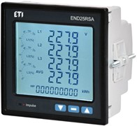 Анализатор сети END25-RSA (96x96мм, RS-485, 2 контакта)