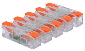 Клеммная колодка на 5 соединений, безвинтовой контакт, DF-3012-5