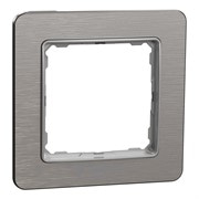 Рамка 1-пост, матовый алюминий, Sedna Design