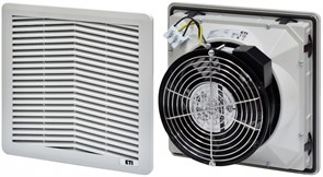 Фильтрующий вентилятор 230м куб/ч, 250x250x125мм, 230VAC, IP54, RAL7035, EF-250-230-230V