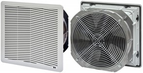 Фильтрующий вентилятор 680м куб/ч, 325x325x159мм, 230VAC, IP54, RAL7035, EF-325-680-230V