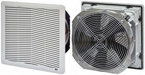 Фильтрующий вентилятор 900м куб/ч, 325x325x159мм, 230VAC, IP51, RAL7035, EF-325-900-230V