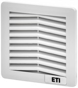 Решетка с фильтром 107x107x23мм, IP54, EF-107E