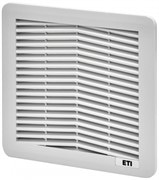 Решетка с фильтром 204x204x30мм, IP54, EF-204E