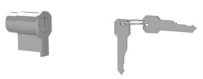 Замок для MB с 2 ключами, MB-LOCK2KEY