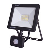 Прожектор светодиодный с датчиком движения 30Вт, 6000К, e.LED.flood.stand.sensor.30.6000