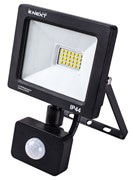 Прожектор светодиодный с датчиком движения 20Вт, 6000К, e.LED.flood.stand.sensor.20.6000