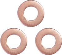 Шайба биметаллическая под болт М10, e.metiz.washer.Cu-Al.22.10,5.1