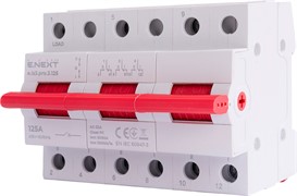 Выключатель на DIN-рейку на три положения 125А, 3р, e.is3.pro.3.125