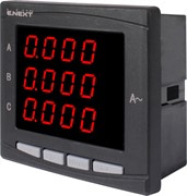 Анализатор параметров сети 96х96мм, АС 230В, 5А, 0-450В, RS-485, LED, e.meter.pro.96.m.led