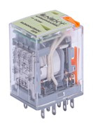Реле промежуточное 5А, 4 группы контактов, катушка 24В DC, e.relay.pro.5.4.24DC