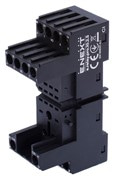 Разъем модульный для промежуточного реле 10А на 2 группы контактов, e.relay.pro.10.2.S