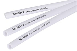 Термоусадочная трубка с клеевым слоем 7,9/2,7, 1м, белая, e.termo.pro.7,9.2,7.white
