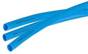 Термоусадочная трубка с клеевым слоем 9,5/3,2, 1м, синяя, e.termo.pro.9,5.3,2.blue