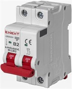 Автомат 2 А, 2-полюсный, тип В, e.mcb.stand.60.2.B2 Enext