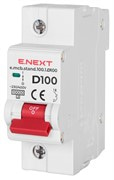 Автомат 100 А, 1-фазный, тип D, e.mcb.stand.100.1.D100 Enext