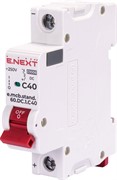 Модульный автомат постоянного тока 1р, 40А, 250В DC, C, 6кА, e.mcb.stand.60.DC.1.C40 Enext