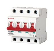 Автомат 50 А, 4-полюсный, тип С, e.industrial.mcb.100.4.C50 Enext