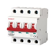 Автомат 20 А, 4-полюсный, тип С, e.industrial.mcb.100.4.C20 Enext