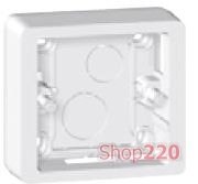 Коробка для накладного монтажа 1-постовая, белый, 80241 Legrand Celiane