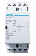 Контактор модульный 20A, контакты 2NO+2NC, катушка 220В AC, NCH8-20/22