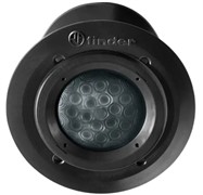 Датчик движения потолочный, 10A, накладной/врезной, черный, Finder