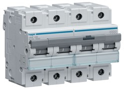 Автоматический выключатель 125 А, 4 полюса, С, 10 kA HMF499 Hager
