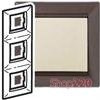 Рамка 3 поста, "Модерн", вертикальная, 770007 Legrand Valena