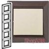 Рамка 5 постов, "Модерн", вертикальная, 770009 Legrand Valena
