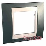 Рамка 1 пост, шампань, Unica MGU6.002.524 Schneider
