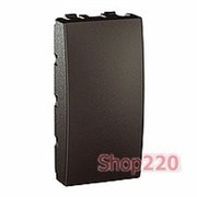 Механизм заглушки 1 мод., графит, Unica Тор MGU9.865.12 Schneider
