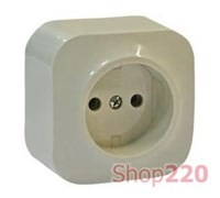 Розетка без заземления, слоновая кость, 782440 Legrand Quteo