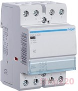 Контактор безшумный 230В 40 A, 4но, Hager ESC440S