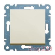 Выключатель проходной, кремовый, Lumina-2 WL0021 Hager