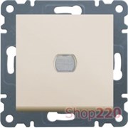 Светорегулятор нажимной, кремовый, Lumina-2 WL4031 Hager