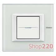 Рамка прямоугольной формы, White, цвет белое стекло, HA4802VBB