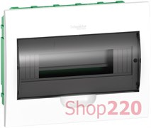 Щиток врезной 12 модулей, дымчатая дверца, EZ9E112S2F Schneider
