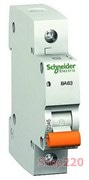 Автомат 63A, 1-фазный, тип С, "Домовой" 11209 Schneider Electric