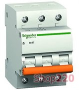 Автомат 25A, 3-фазный, тип С, "Домовой" 11225 Schneider Electric