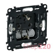 Розетка с заземлением, безвинтовые зажимы, Valena 753021 Legrand