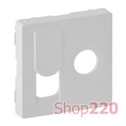 Накладка розетки TV + RJ, белый, Valena 754830 Legrand