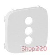 Лицевая панель розетки RCA, белый, Valena 754725 Legrand