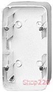 Коробка для накладного монтажа 2 поста, белый, Valena 755552 Legrand