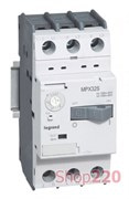 Автоматический выключатель для защиты двигателей 4 - 6 А, MPX3 32S 417308 Legrand