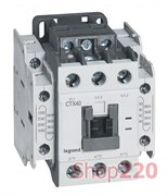 Контактор 32 А, катушка 24 В DC, 3 полюса, Legrand 416121 CTX3 40